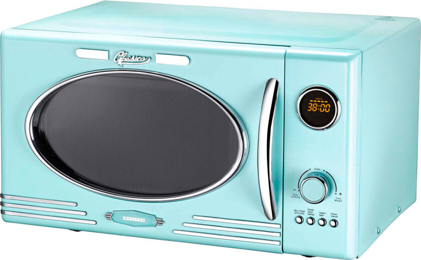 Melissa Retro Mikrobølgeovn m/grill 800W (23 liter) Blå