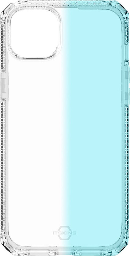 Itskins Spectrum R Mood Cover t/iPhone 15 (Antibakteriell) Lyseblå