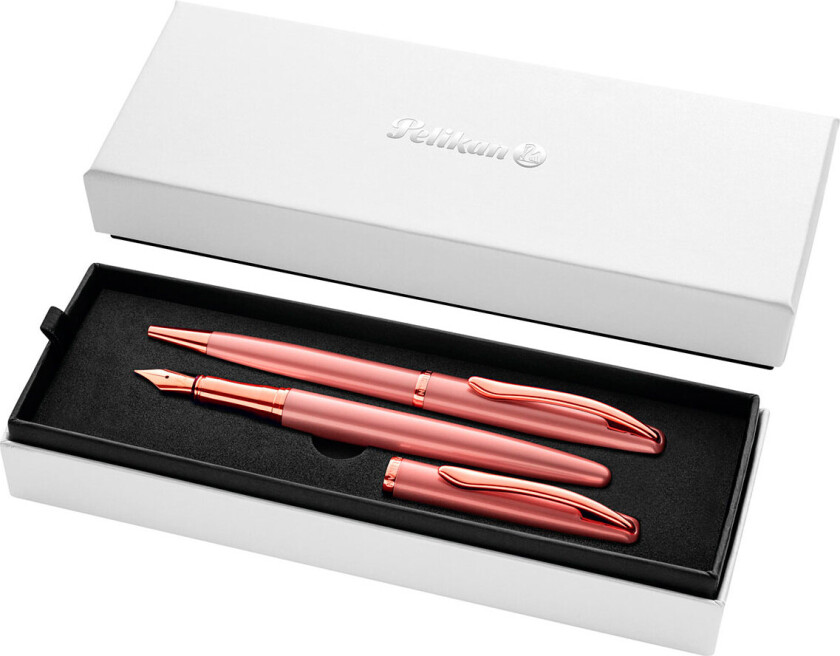 Pelikan Jazz Fyllepenn + Kulepenn Noble Elegance Gift Box - Rose Gold