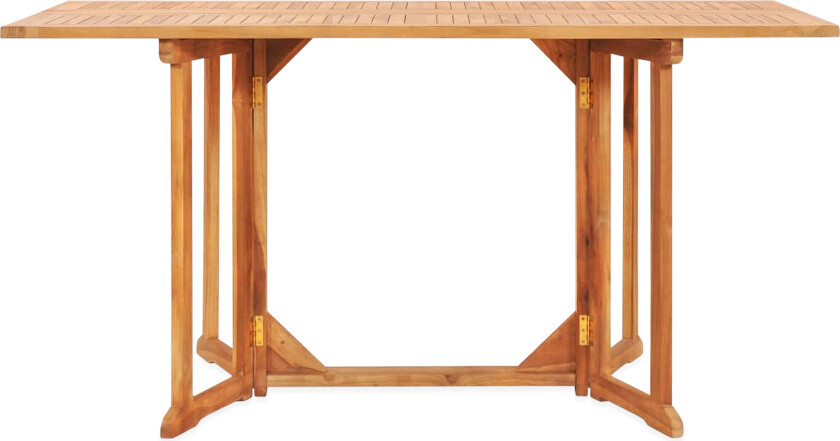 Sammenleggbart sommerfuglbord for hage 150x90x75 cm heltre teak