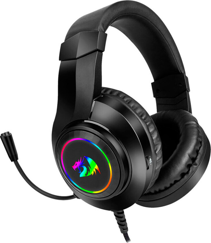 Redragon Hylas H260RGB spillhodesett m/RGB (3,5 mm/USB)
