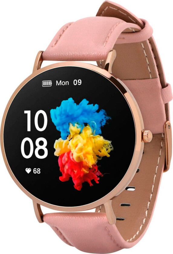 Garett Verona Smartwatch 1.3tm - Gull/Rosa