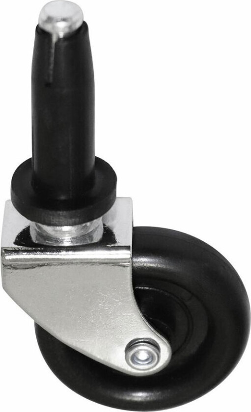 Svingbare møbelhjul m/boring (8x38mm)