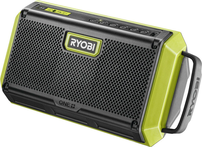 Ryobi RBT18-0 ONE+ Bluetooth-høyttaler uten batteri (18V)
