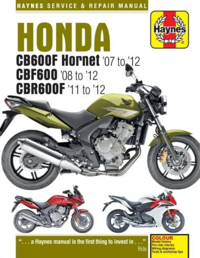 Honda CB600 Hornet, CBF600 & CBR600F (07 - 12) av Matthew Coombs