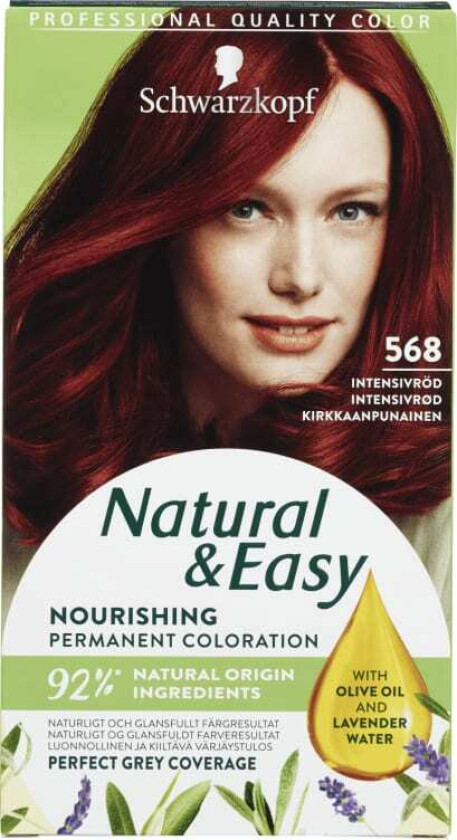 Natural & Easy 568 Intensivrød