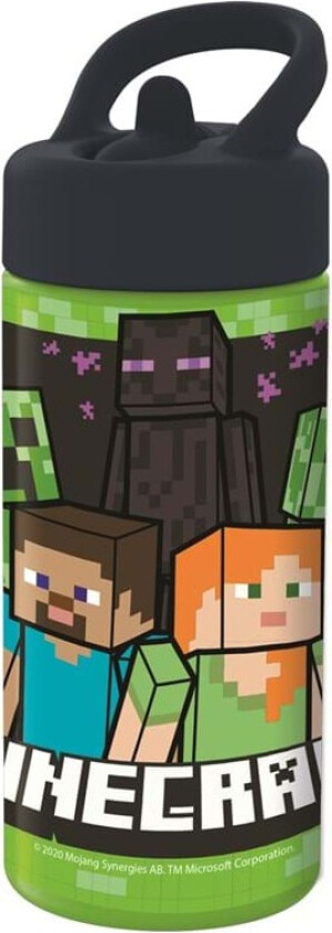 Minecraft Sipper water bottle 410ml