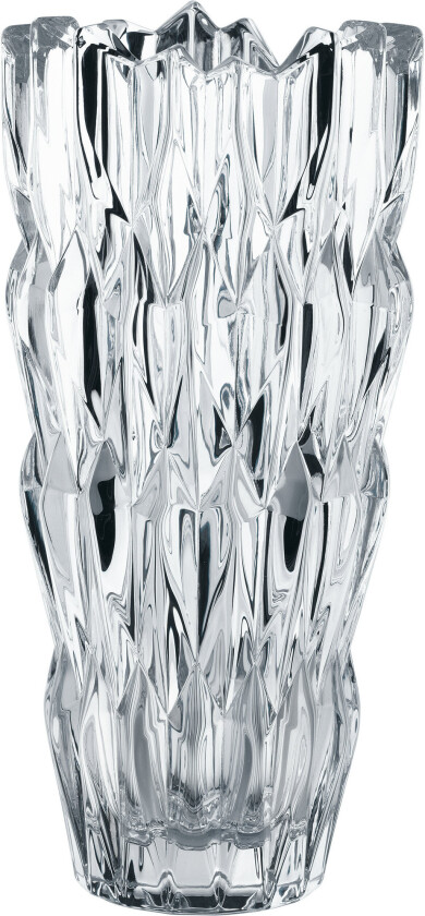 Quartz vase 26 cm Klar