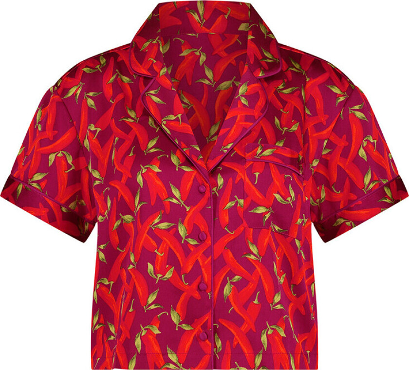 Pyjamas Nattskjorte, Farge: Dark Magenta, Størrelse: L, Kvinner