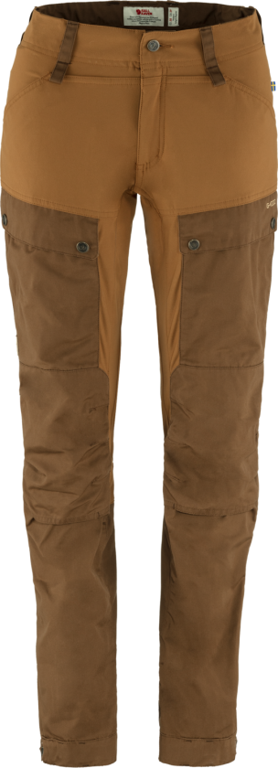 KEB TROUSERS CURVED W TIMBER BROWN-CHESTNUT