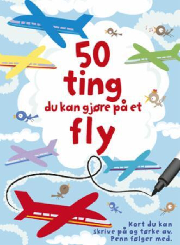 Aktivitetskort: 50 ting du kan gjøre på et fly