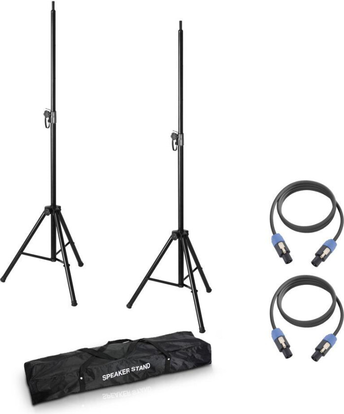 Ld Systems Dave 8 Set 2 - 2 X Speaker Stand With Transport Bag + 2xspeaker Cab