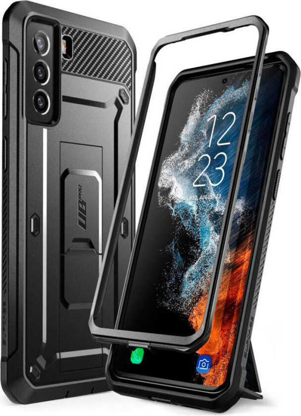 SUPCASE Samsung Galaxy S22+ (Plus) SUPCASE Unicorn Beetle Pro Håndverker Deksel - Svart