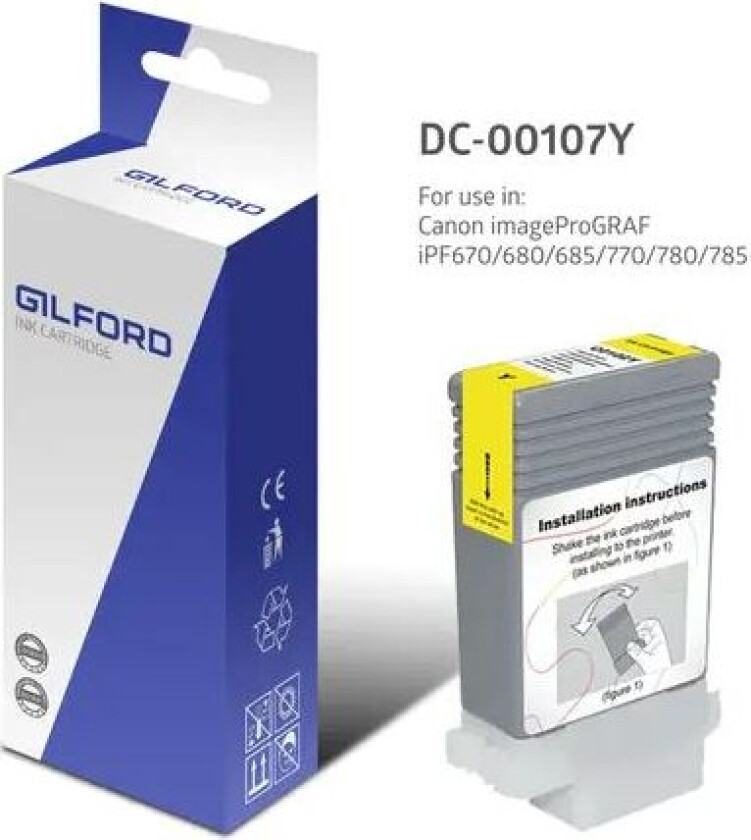 Blekk Gul Pfi-107y - 6708b001