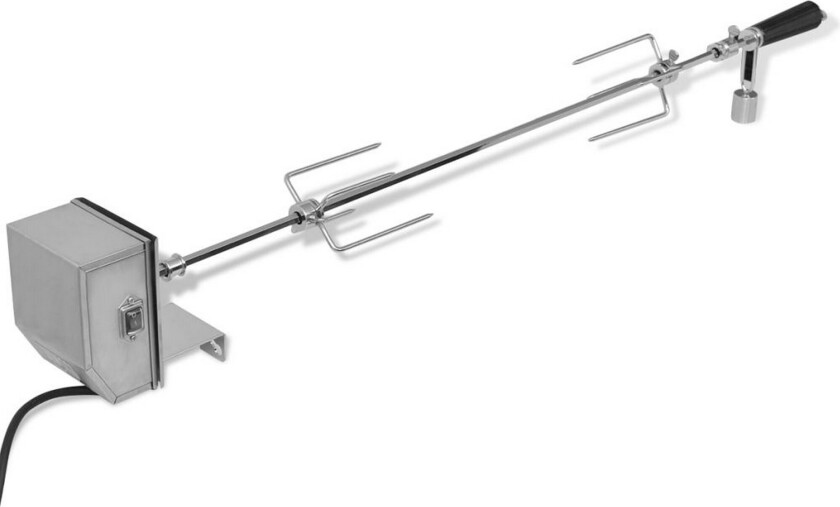 BBQ Rotisserie-spyd med Profesjonell Motor Stål 900 mm