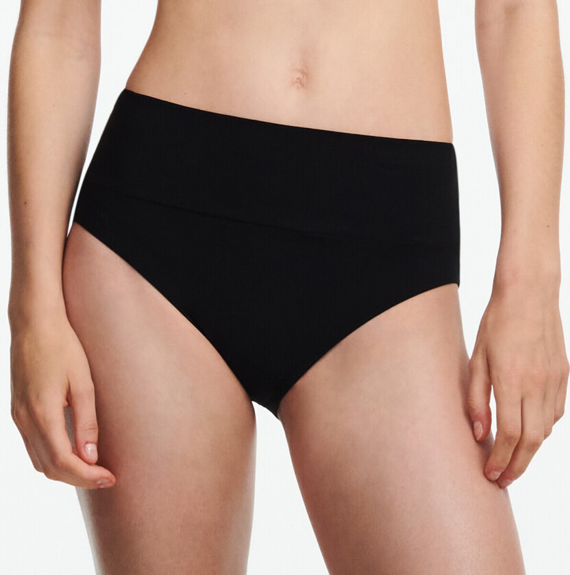 Emblem Bikini Truse, Farge: Svart, Størrelse: 40, Kvinner
