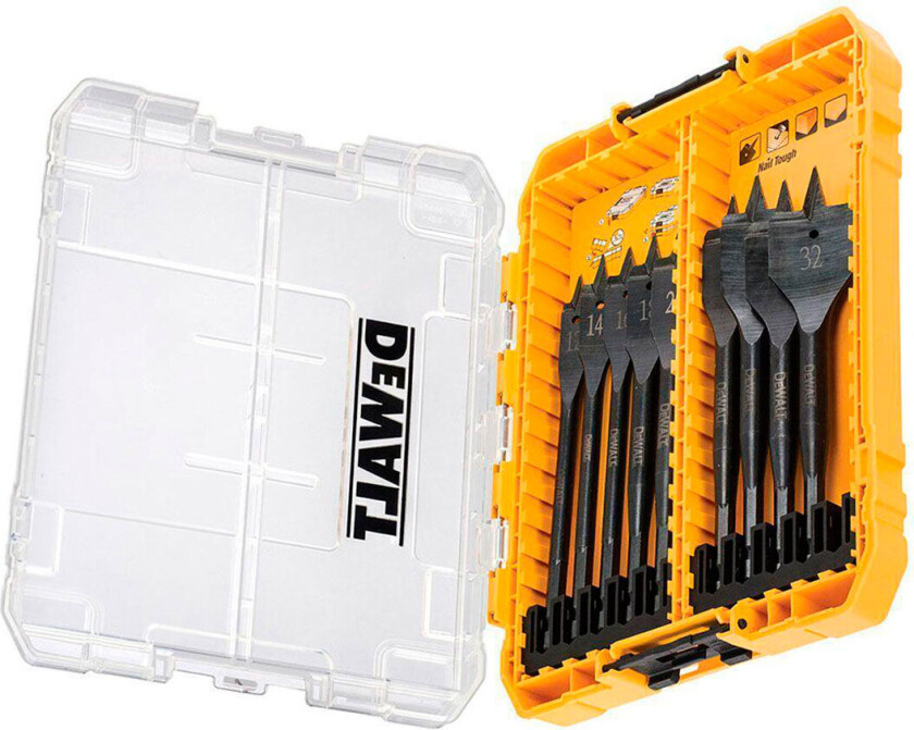 Dewalt DT70751-QZ Flatborsett 9 deler