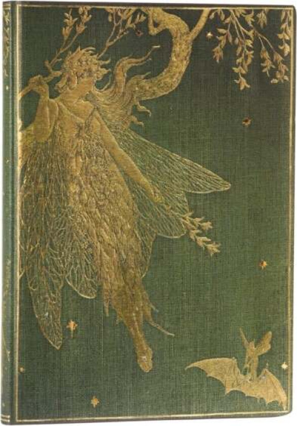 Olive Fairy (Lang¿s Fairy Books) Midi Unlined Softcover Flexi Journal (Elastic Band Closure) av Paperblanks