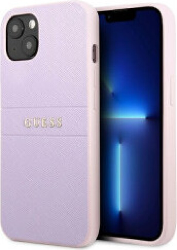 Guess Saffiano Hot Stamp & Metal Logo - iPhone 13 mini-deksel