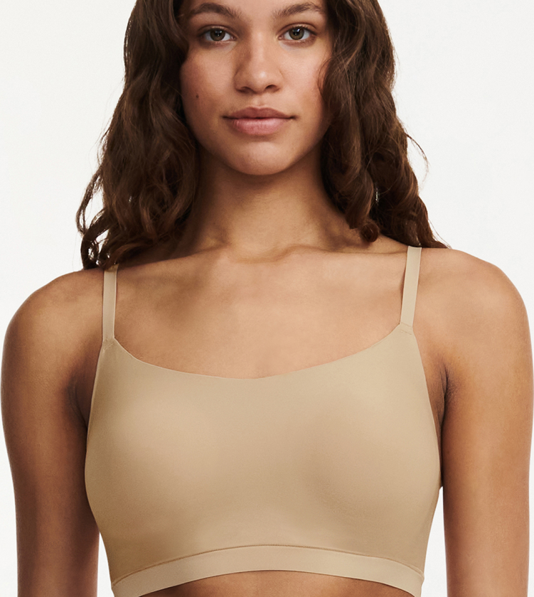 Soft Stretch Bralette BH, Farge: Beige, Størrelse: XL/XXL, Kvinner
