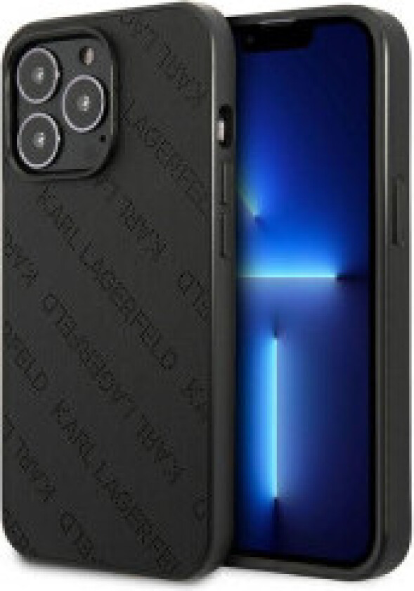 Karl Lagerfeld Perforated Allover - Deksel for iPhone 13 Pro