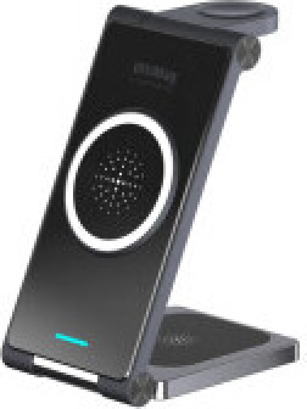 4smarts UltiMag trådløs lader TrioFold 22,5W Schwarz 4S496242