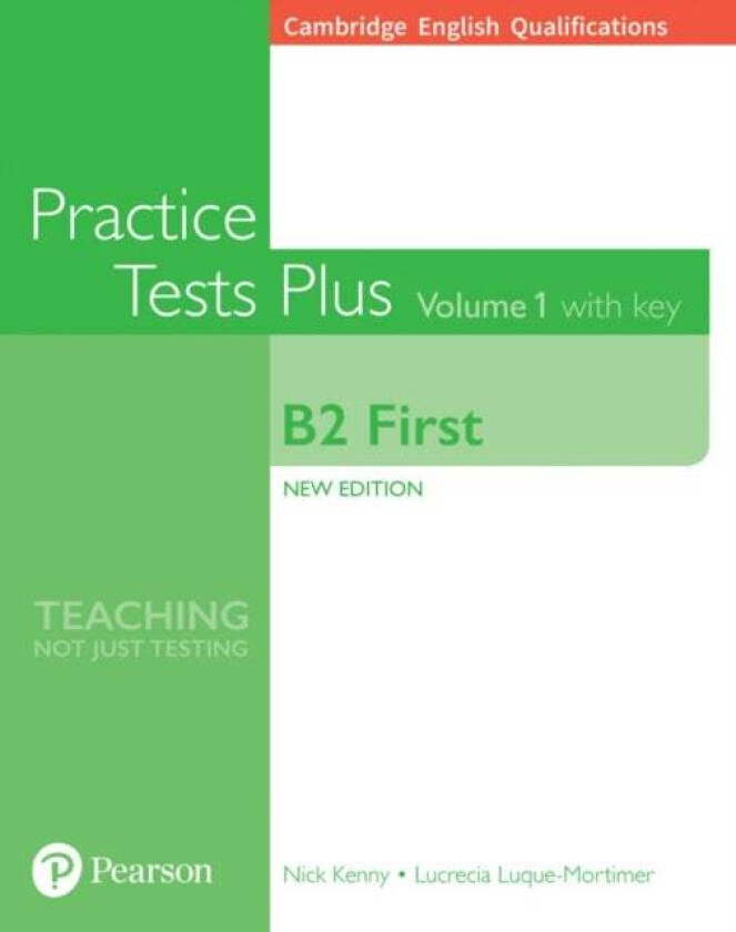 Cambridge English Qualifications: B2 First Practice Tests Plus Volume 1 with key av Nick Kenny, Lucrecia Luque Mortimer, Lucrecia Luque-Mortimer