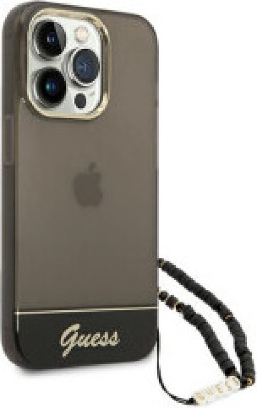 Guess Translucent Pearl Strap - Deksel til iPhone 14 Pro