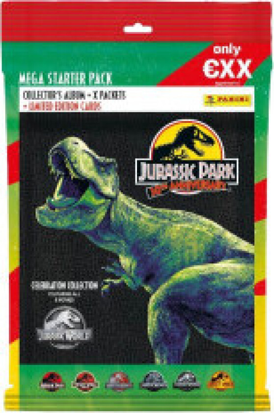Jurassic Park 30-årsjubileum Samlekort feiring samling startpakke *tysk versjon*