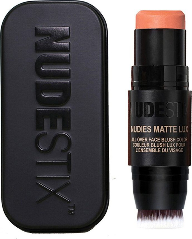 Nudestix Nudies Matte Lux All Over Face Blush Color Pretty Peachy