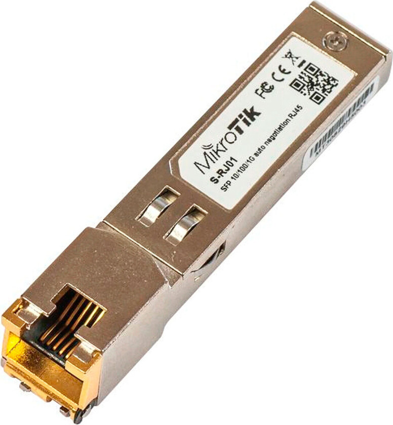S-RJ01 - SFP (mini-GBIC) transceivermodul - 1GbE - 10Base-T, 100Base-TX, 1000Base-T - SFP (mini-GBIC) / RJ-45
