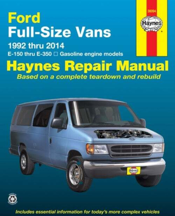 Ford full-size E-150-E-350 petrol vans (1992-2014) Haynes Repair Manual (USA) av Haynes Publishing