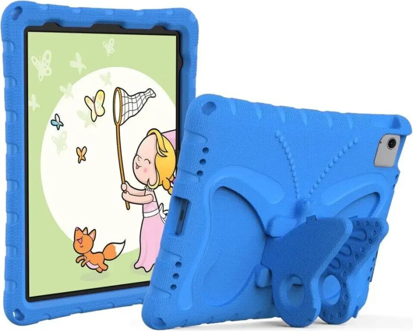 iPad Air 11" (2024) Butterfly Kickstand Barnedeksel - Blå