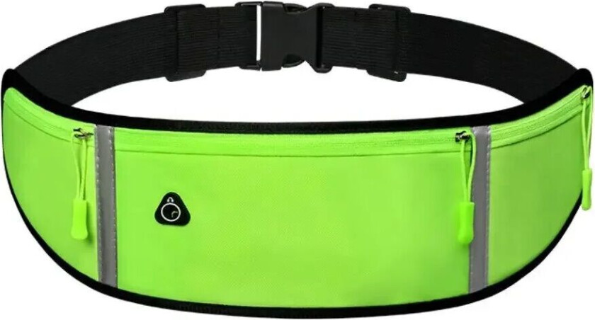 Løpebelte med Reflekser & Lommer - Grønn