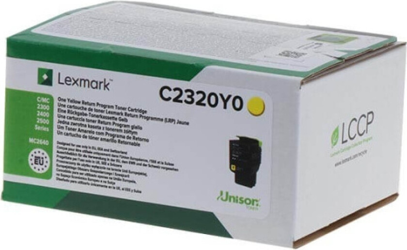 C2320Y0 Toner gul 1.000 sider