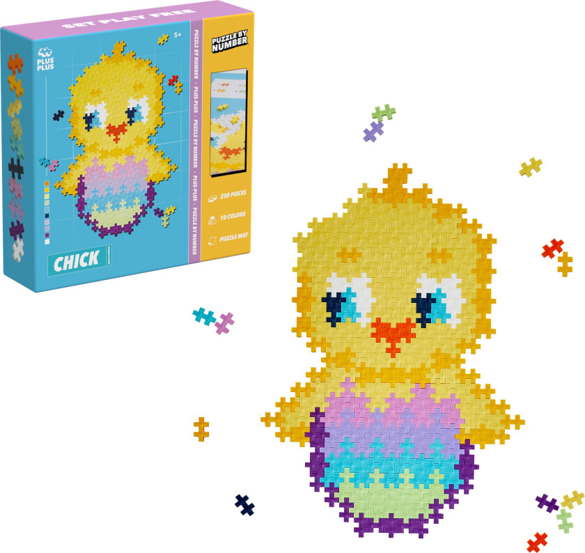 Plus-Plus - Puzzle By Number Chick 250pcs (3964)