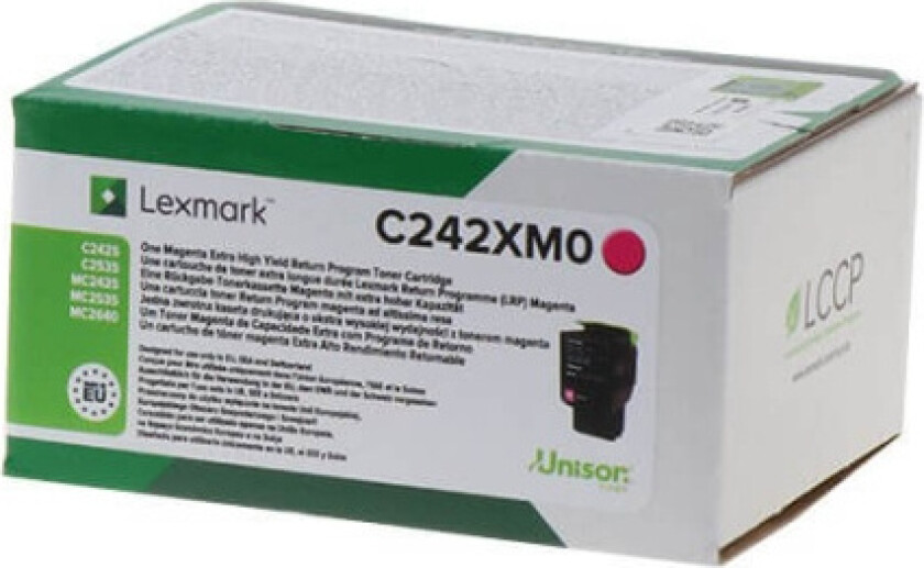 C242XM0 Toner magenta 3.500 sider