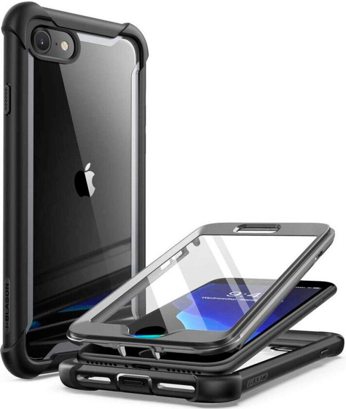 I-Blason iPhone SE (2022 / 2020) / 8 / 7 i-Blason Ares Deksel med Skjermbeskytter - Svart