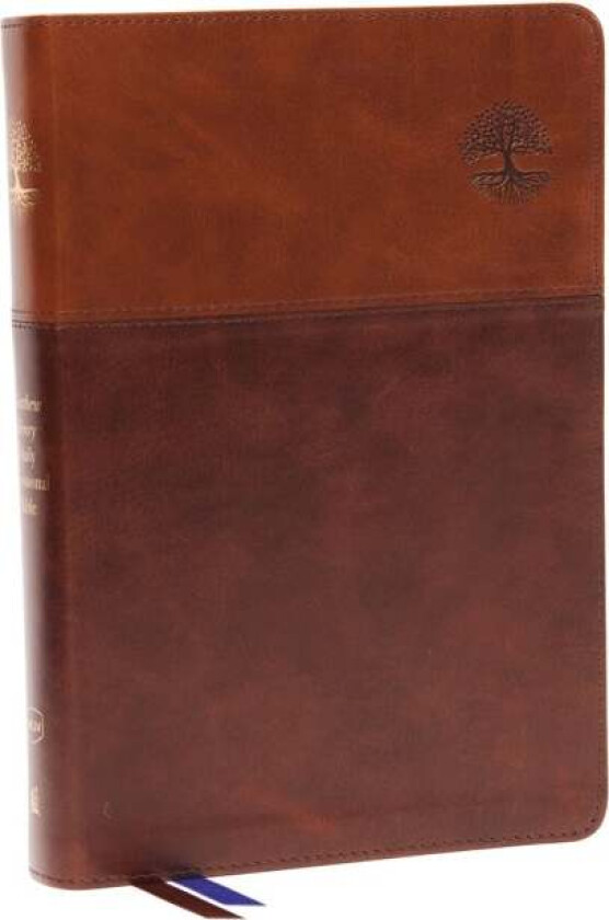 NKJV, Matthew Henry Daily Devotional Bible, Leathersoft, Brown, Red Letter, Comfort Print av Thomas Nelson