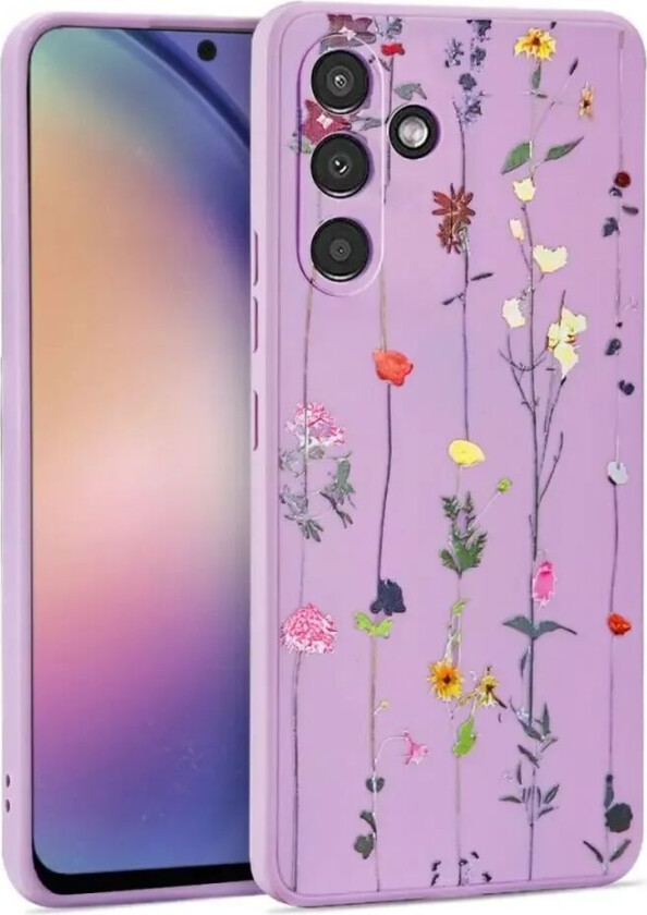 Tech-Protect Samsung Galaxy A54 (5G) Tech-Protect Fleksibelt Plast Deksel - Garden Violet