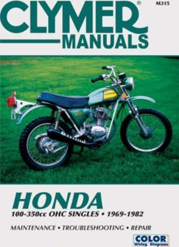Honda 100-350cc OHC Singles Motorcycle (1969-1982) Service Repair Manual av Haynes Publishing
