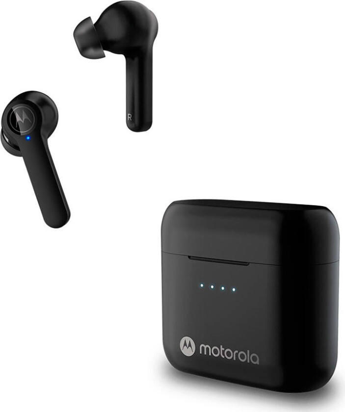 True Wireless Earbuds Moto Buds-S ANC-hodetelefoner med aktiv støyreduksjon, svart