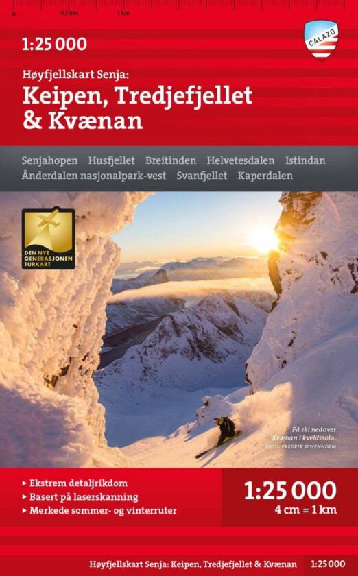 Høyfjellskart Senja