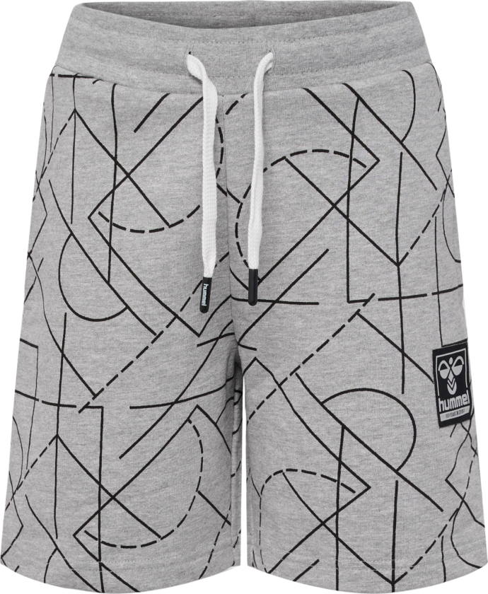 Kids' hmlTREVOR Shorts 110, Grey Melange