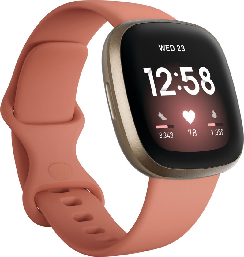 Versa 3 Pink Clay/soft Gold Smartklokke