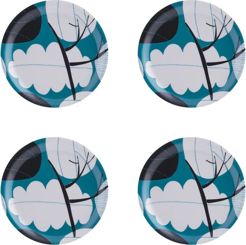 Winter Tree glassunderlag 4-stk. ø 11 cm