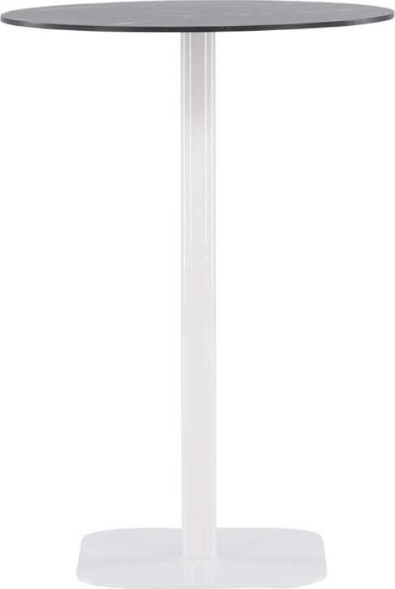 Milano hagebord barbord Ø70 hvit.