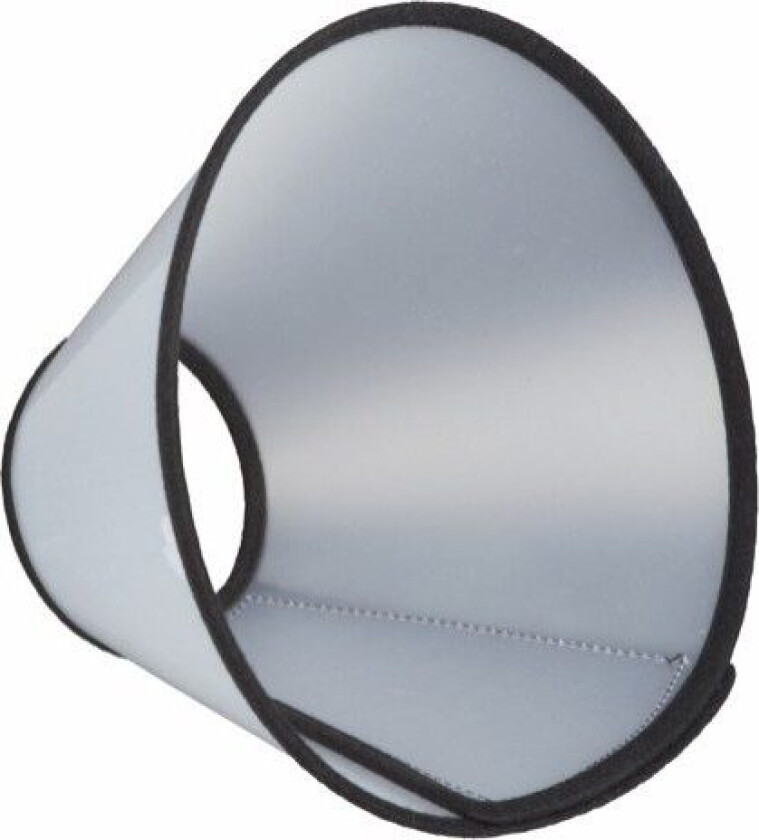 Protective collar plastic hook and loop fastener L-XL: 50-58 cm/28 cm