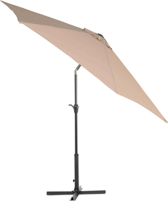 Hageparasoll Beige Stoff 230 cm Værbestandig