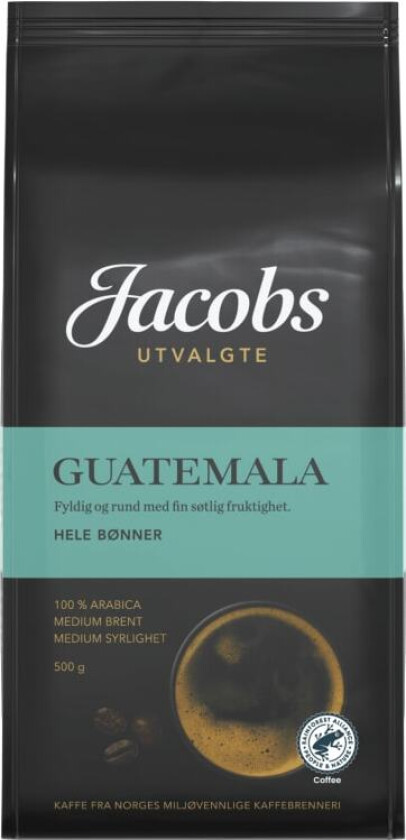 Guatemala Kaffe Hele Bønner 500g
